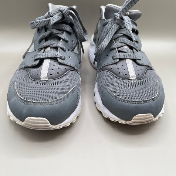 Nike Women's Grey Huarache Sz 9w - Picture 2 of 9